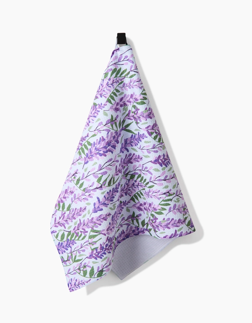 Geometry Tea Towel: Wisteria