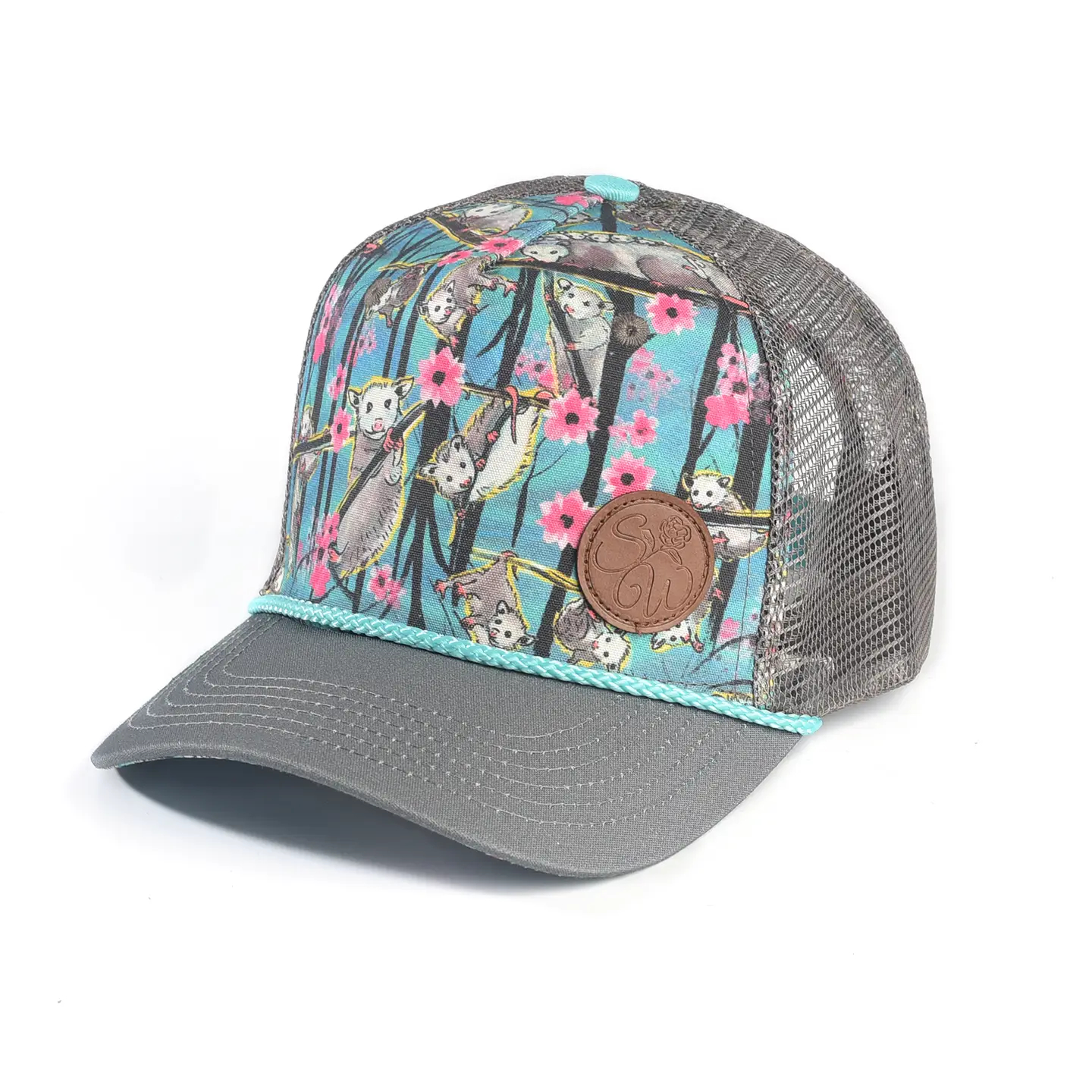 Opossum Blossom Recycled Trucker Hat