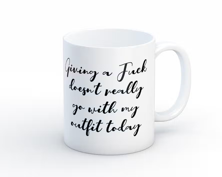 Giving a F*ck Outfit Mug