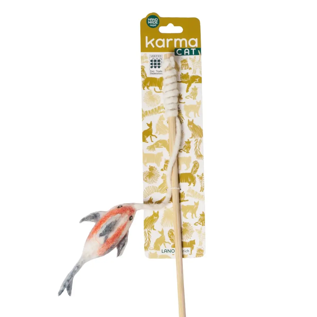 Wool Koi Fish Teaser Cat Toy