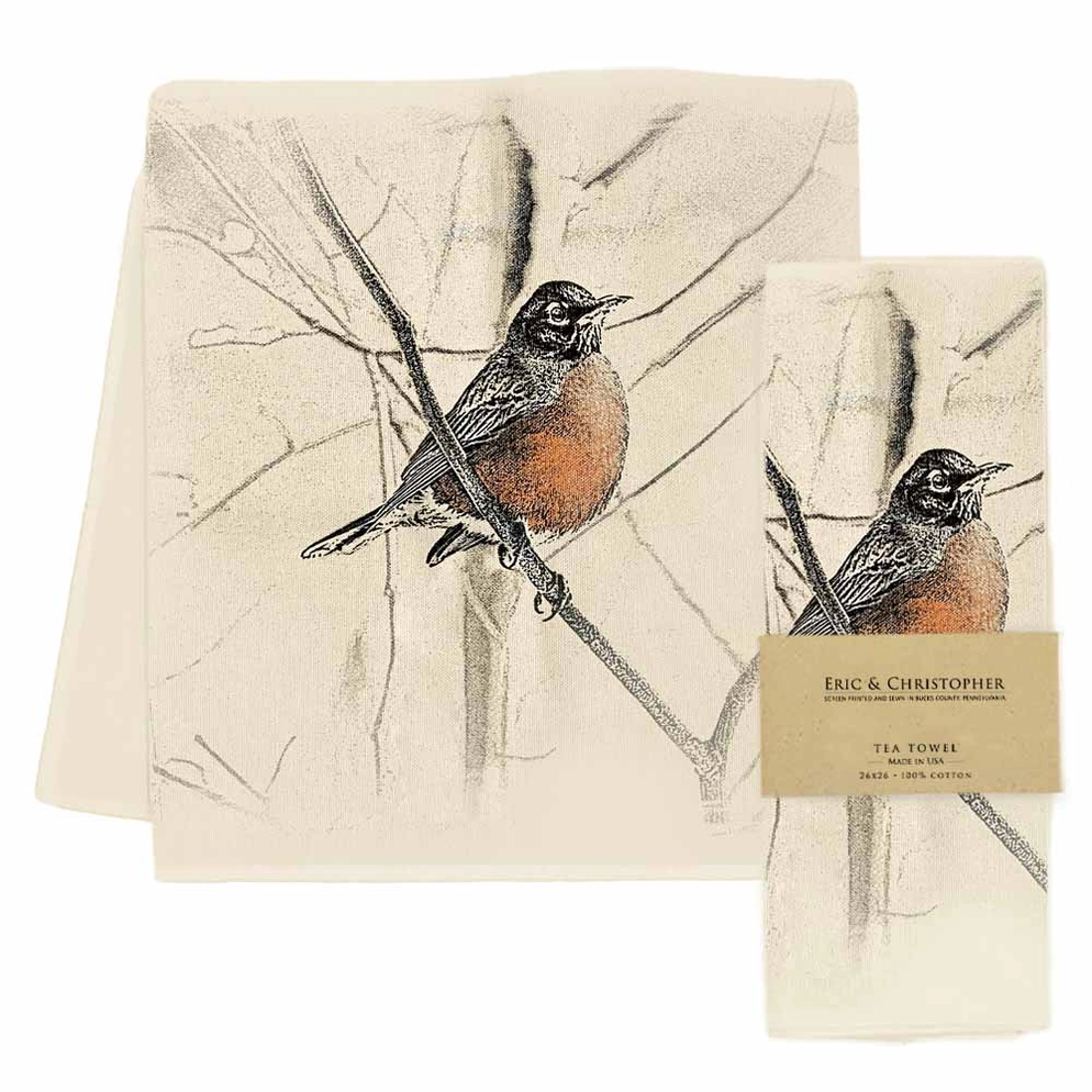 Robin Tea Towel