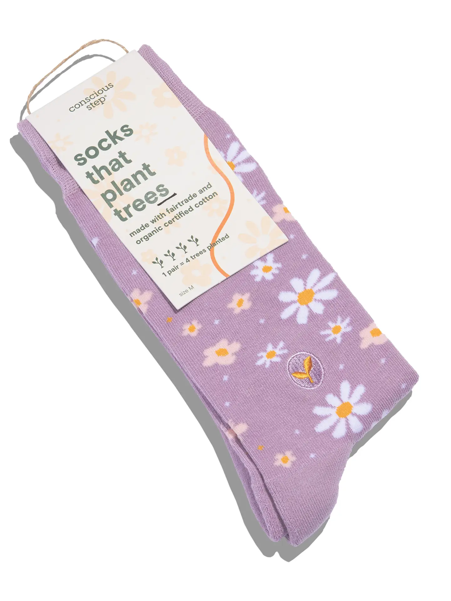 Socks That Plant Trees Lavender Daisies