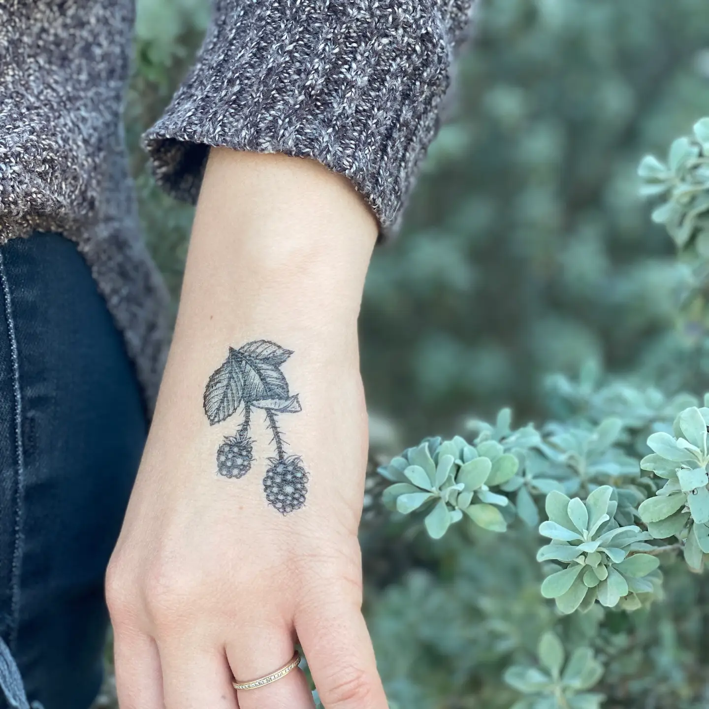 Forest Forage Temporary Tattoo