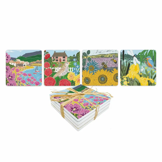 Stone Coaster Set- Costa Del Sol