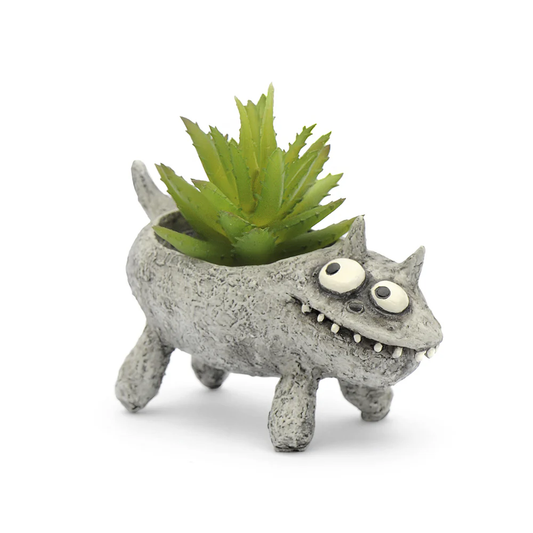 Baby Fluffy Mini Cat Planter