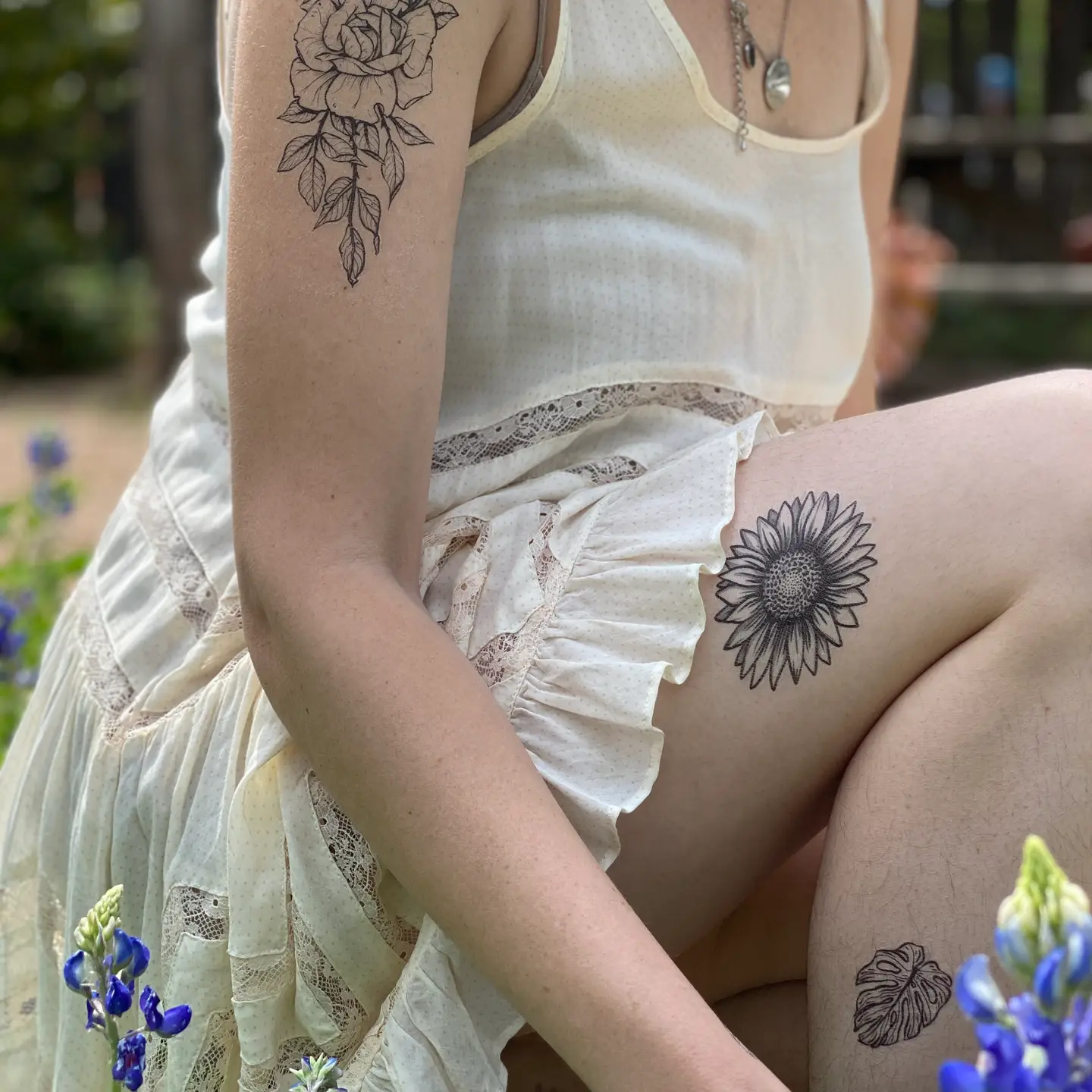 Rose Blossom Temp Tattoo