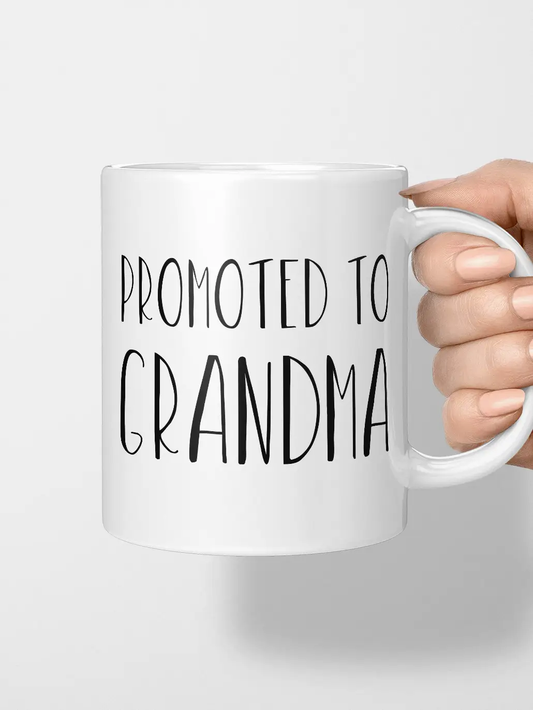 Promoted to Grandma Mug