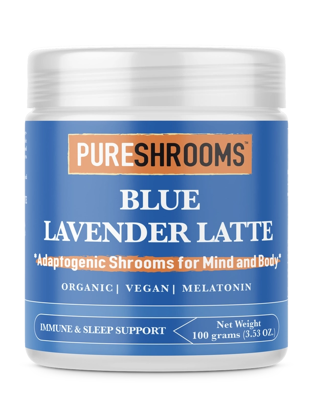 PureShrooms Blue Lavender Latte