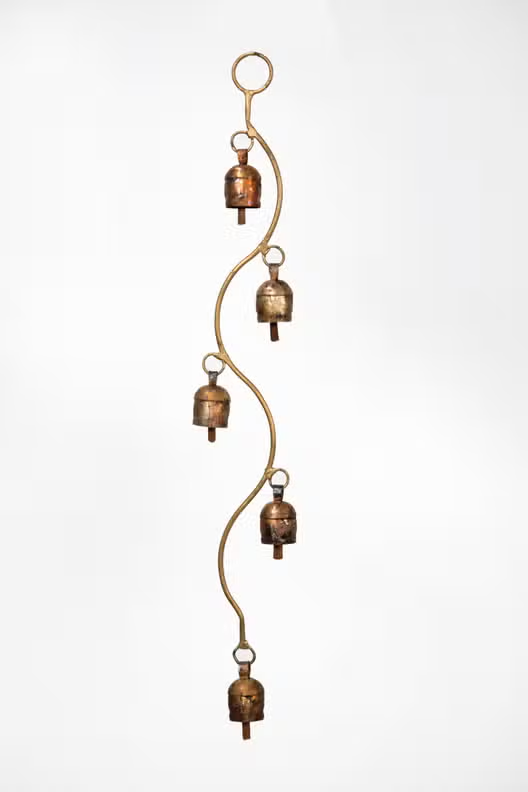 Curved Stem Chime Seven Bells-India