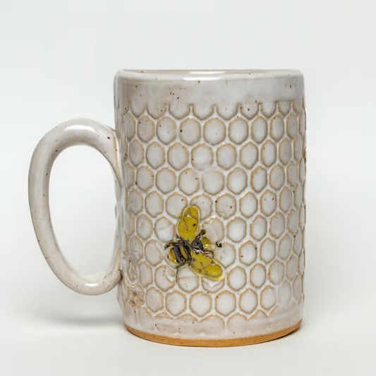 Bee Pattern Ceramic Mug