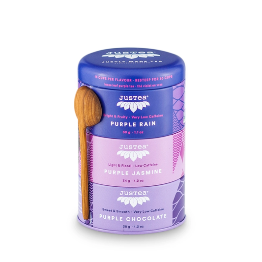 Purple Tea Trio in Tin-w/ spoon