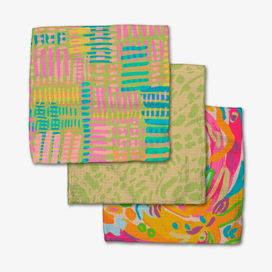 Geometry Dishcloth Pack: Positive Vibes