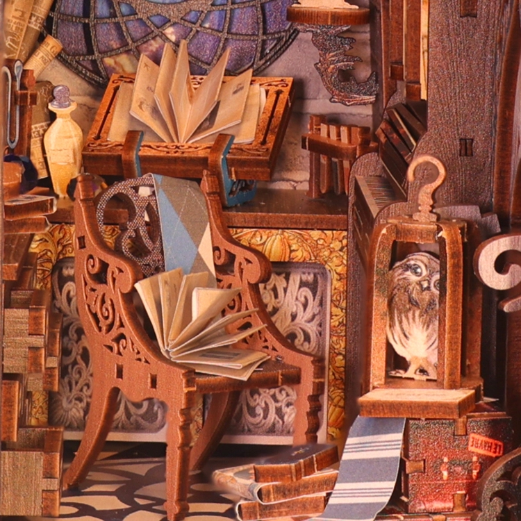 DIY Miniature Book Nook Kit: Nebula Common Room