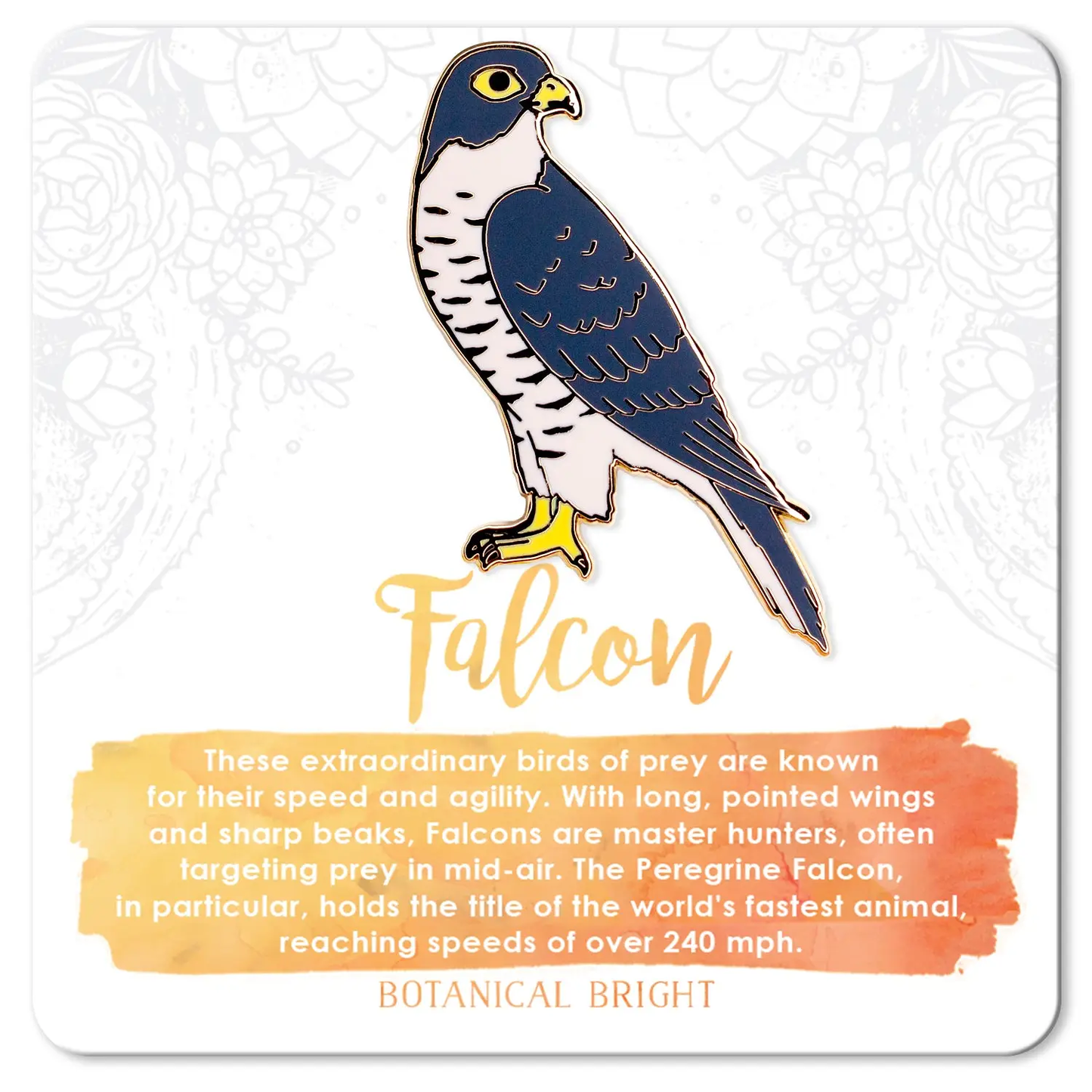 Falcon Enamel Pin