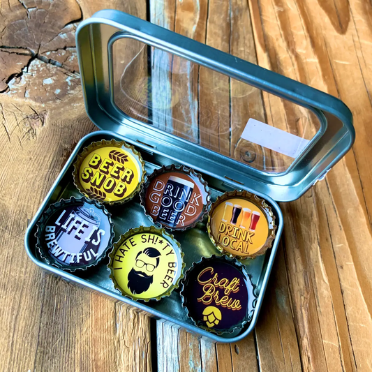 Beer Snob Magnets pack/6