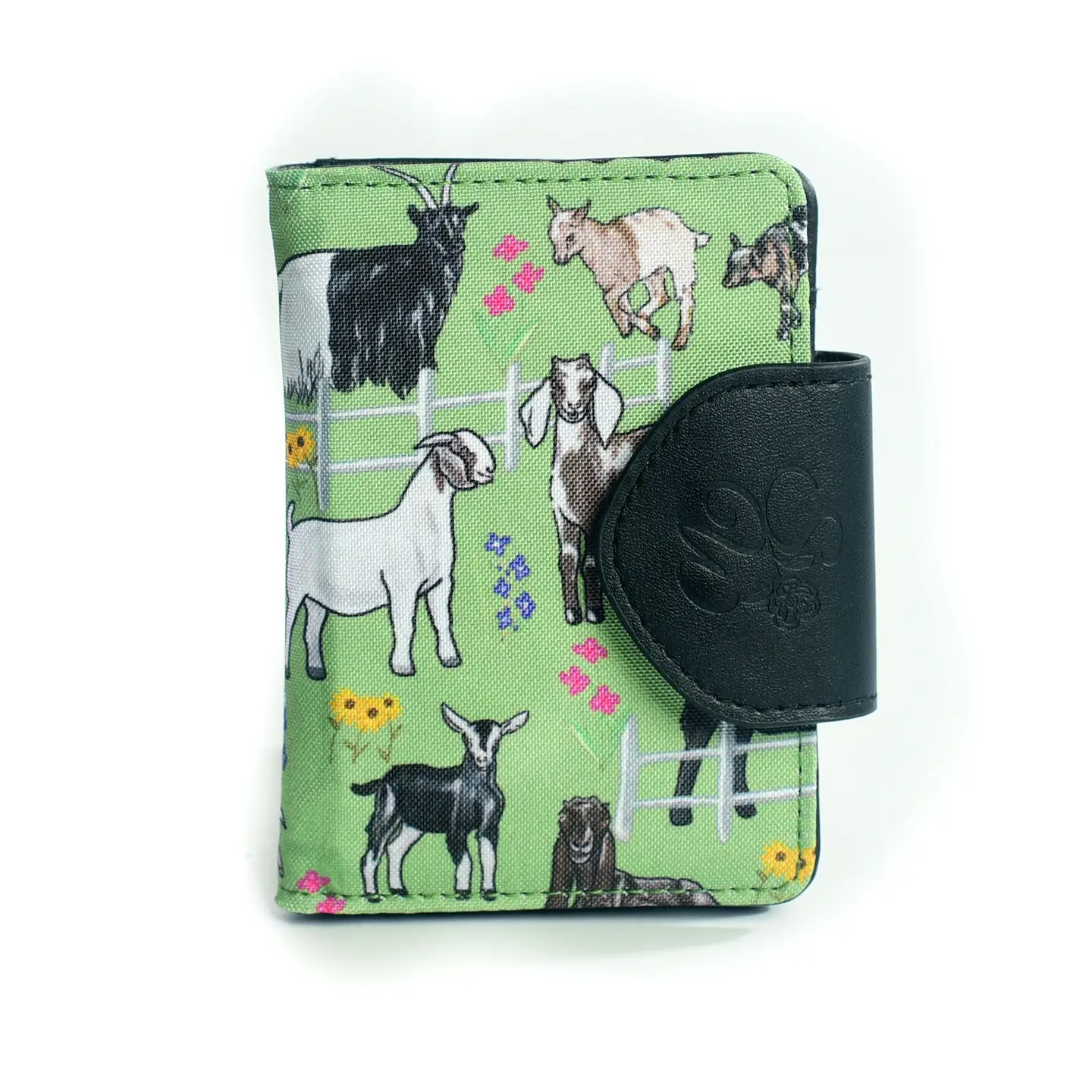 Greener Pastures Goats Snap Wallet