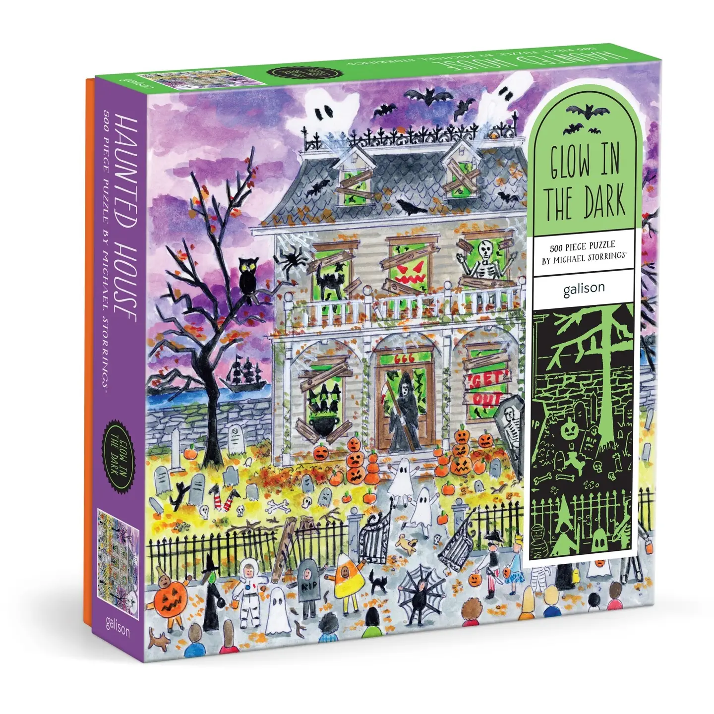 Haunted House Glow in the Dark Puzzle 500pc