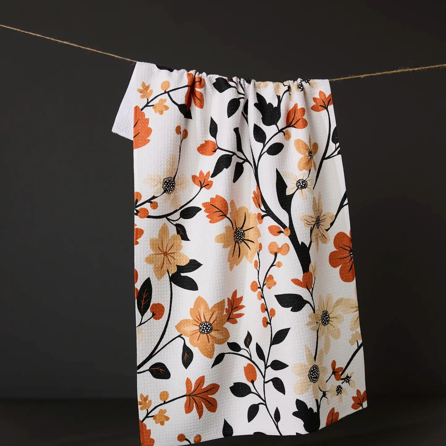 Geometry Tea Towel: Spiced Florals