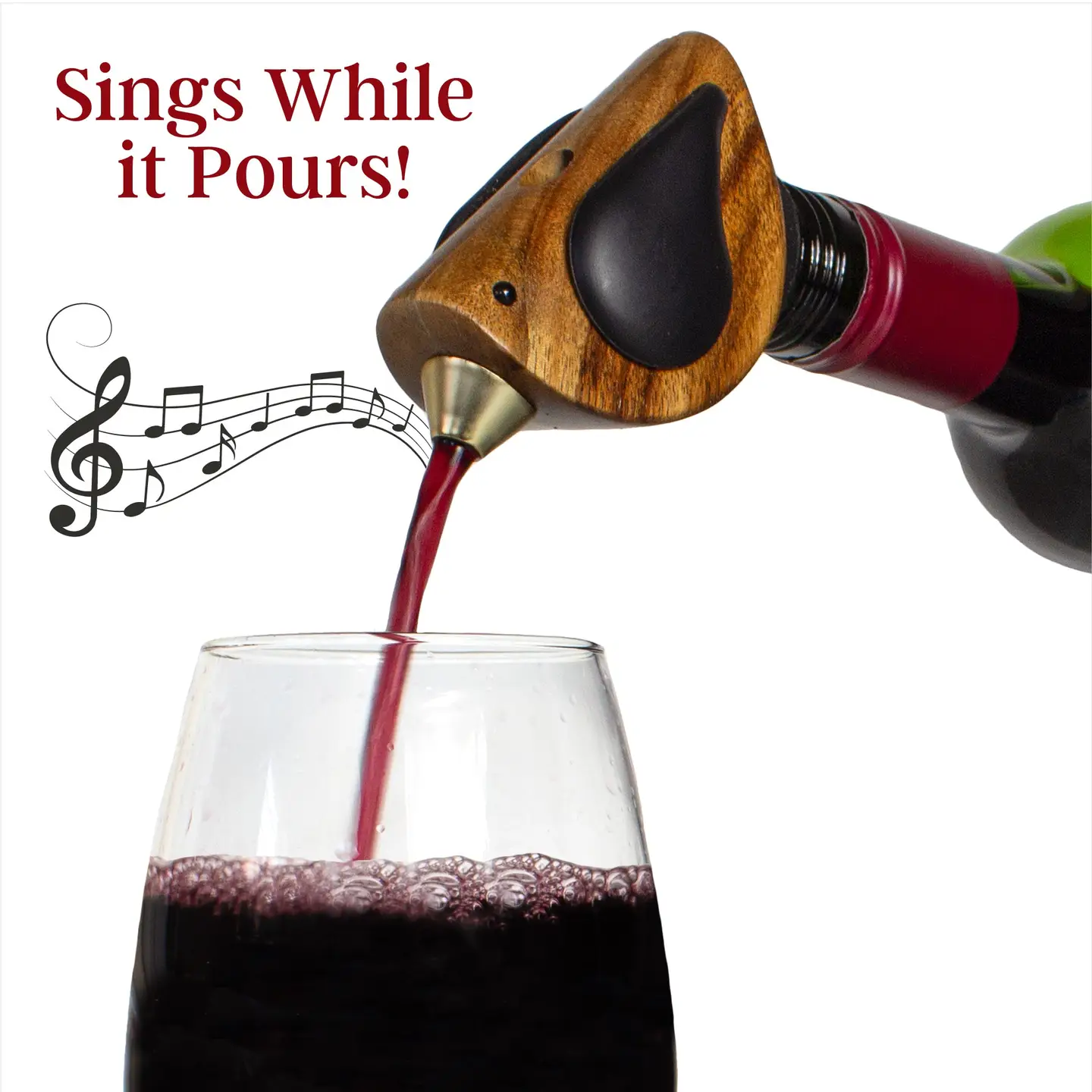 Songbird Wine Bottle Pourer