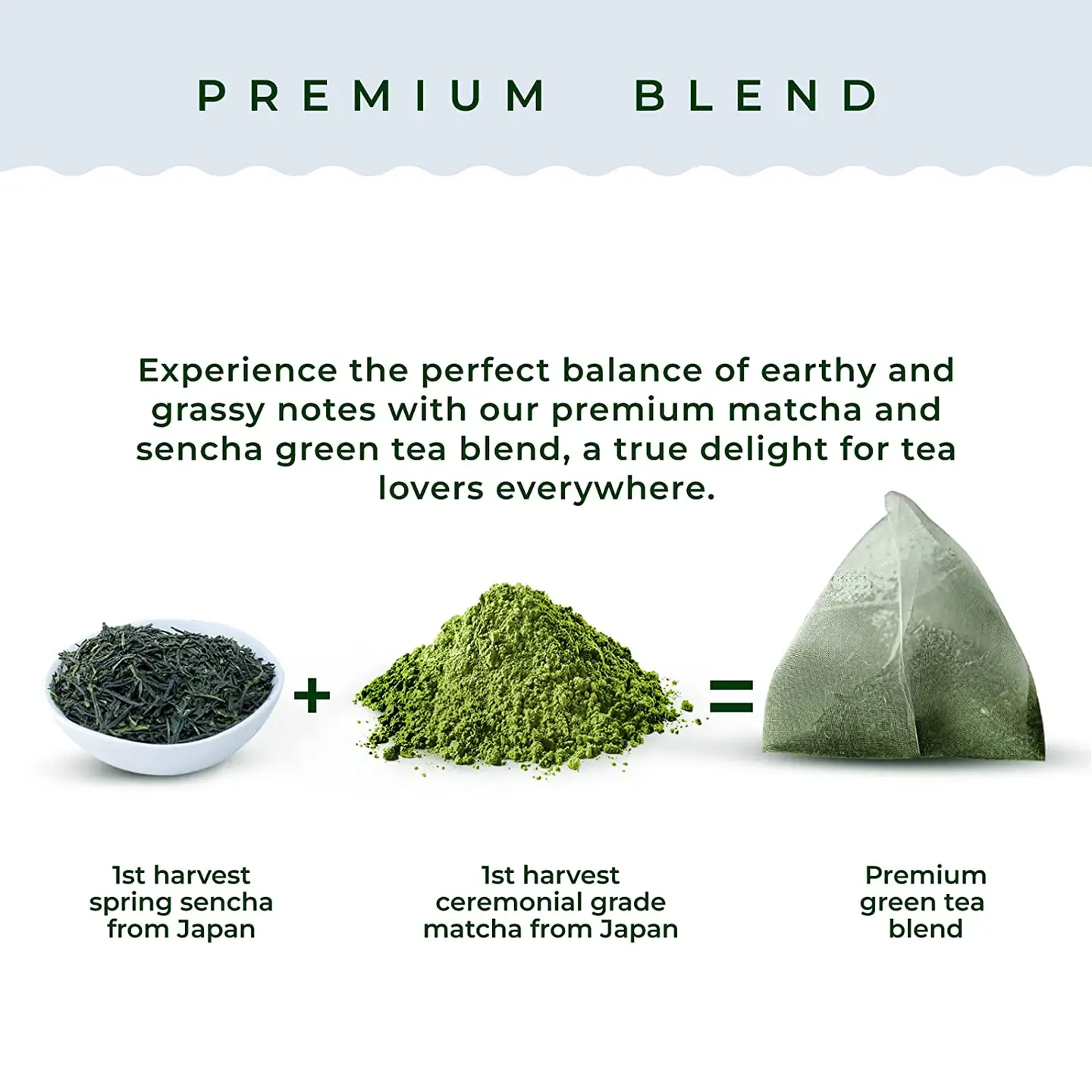 Ceremonial Japanese Matcha Tea Bags