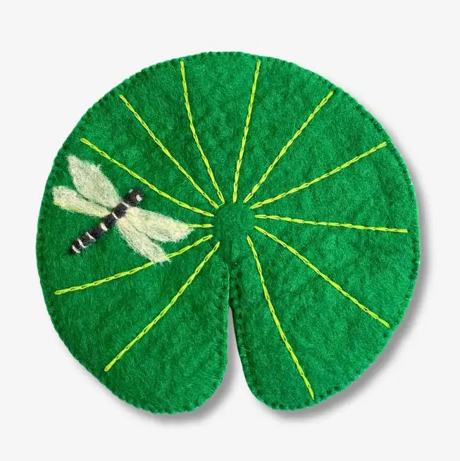 Lily Pad Felted Trivet