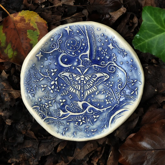 Butterfly Pottery Dish