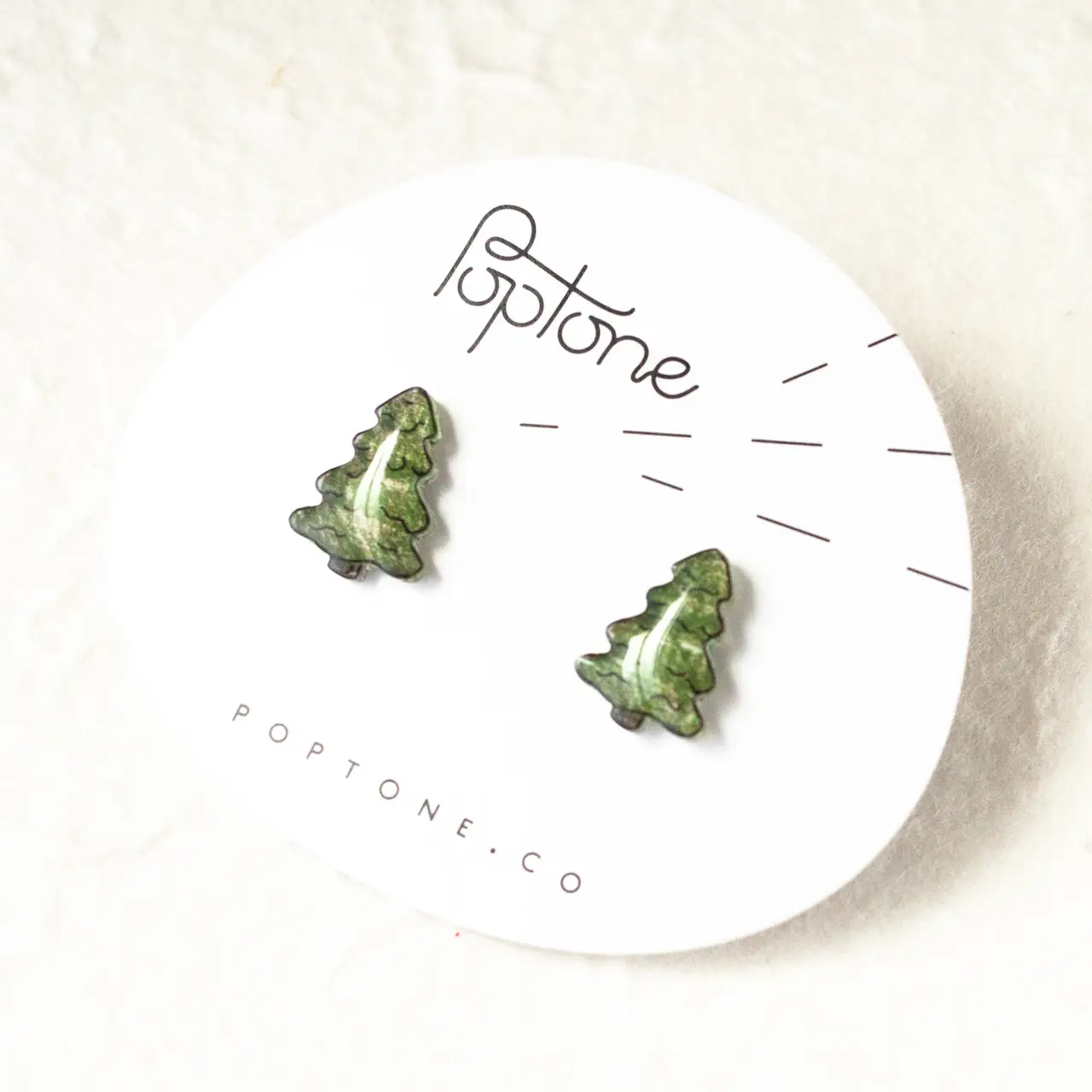 Pine Tree Stud Earrings