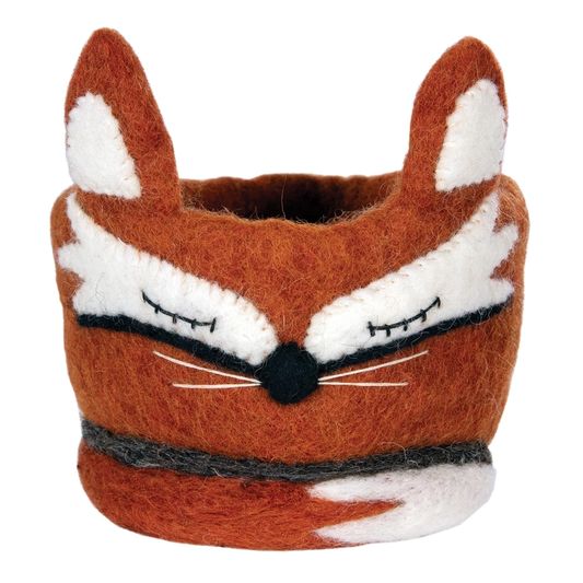 Felted Planter - Fox