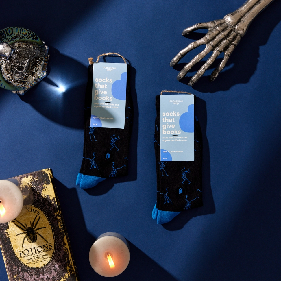 Socks That Give Books Skeletons