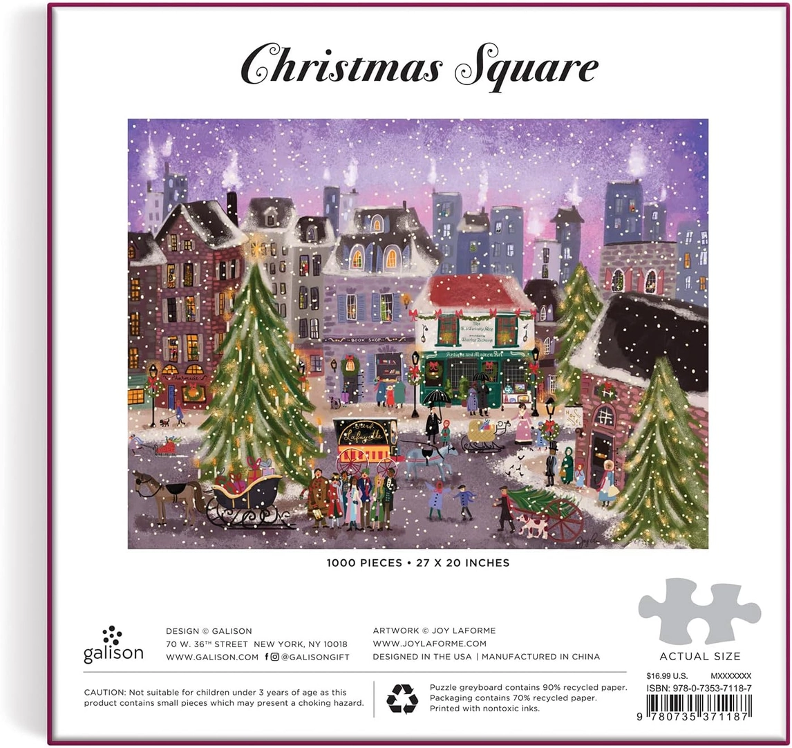 Joy Lafome Christmas Square Foil Puzzle 500pc