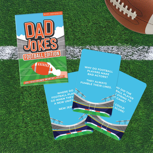 Dad Jokes Cards Football Edition