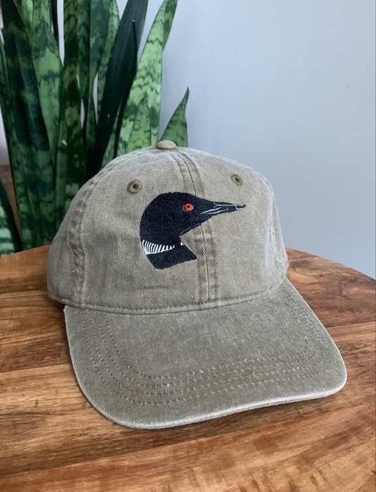 Loon Embroidered Hat