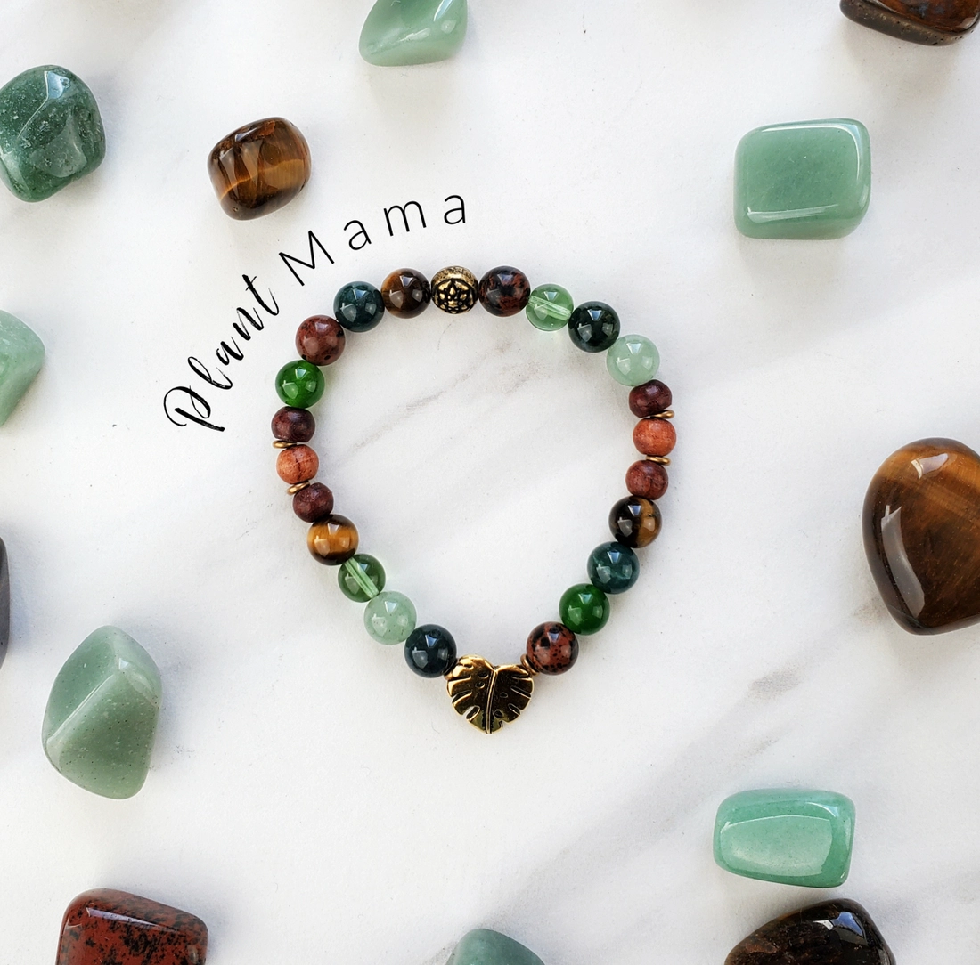 Plant Mama Gemstone Bracelet