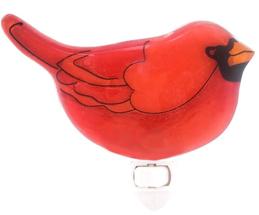 Glass Cardinal Shape Nightlight