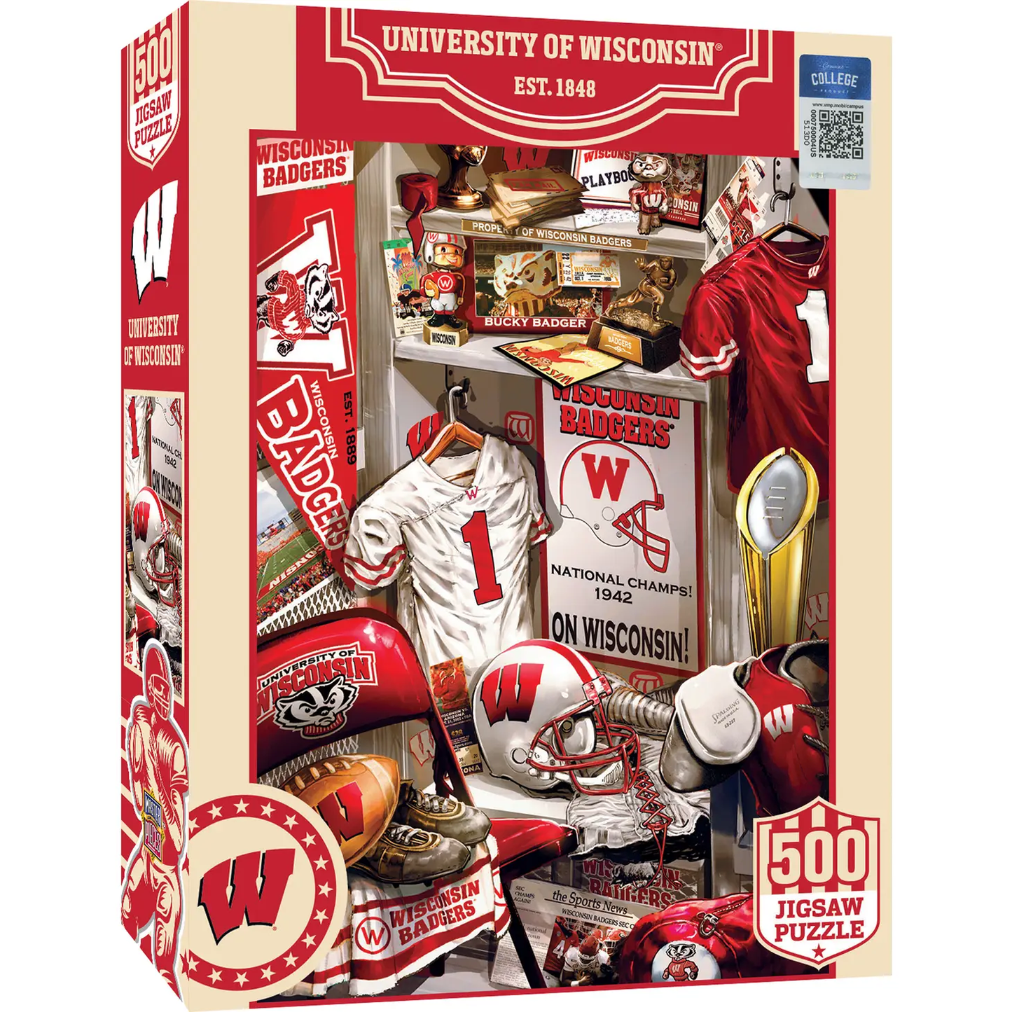 Wisconsin Badgers Locker Room Puzzle