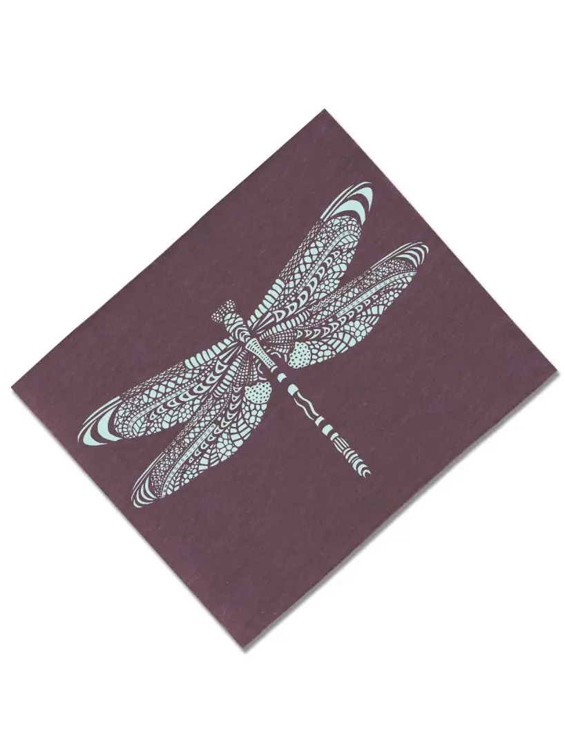 Dragonfly Boho Headband Plum