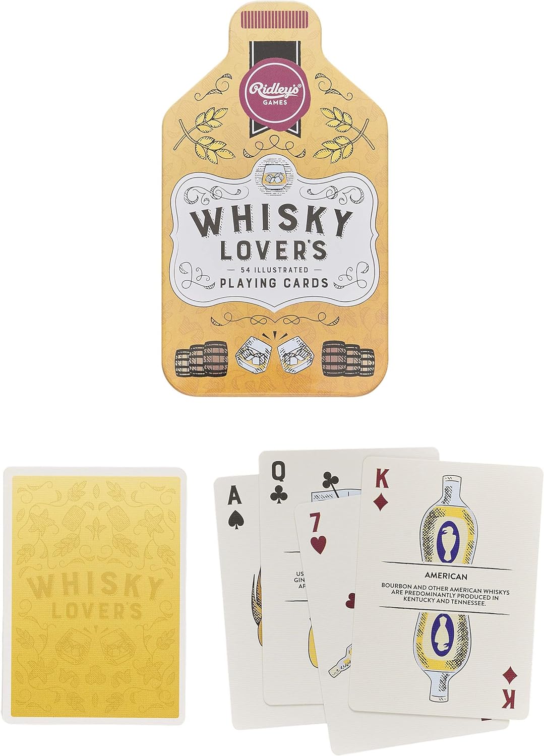Whiskey Lover's Playing Cards