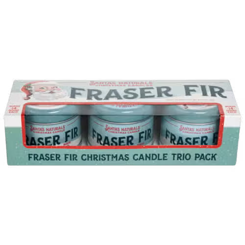 Fraser Fir Mini Trio Candle Set