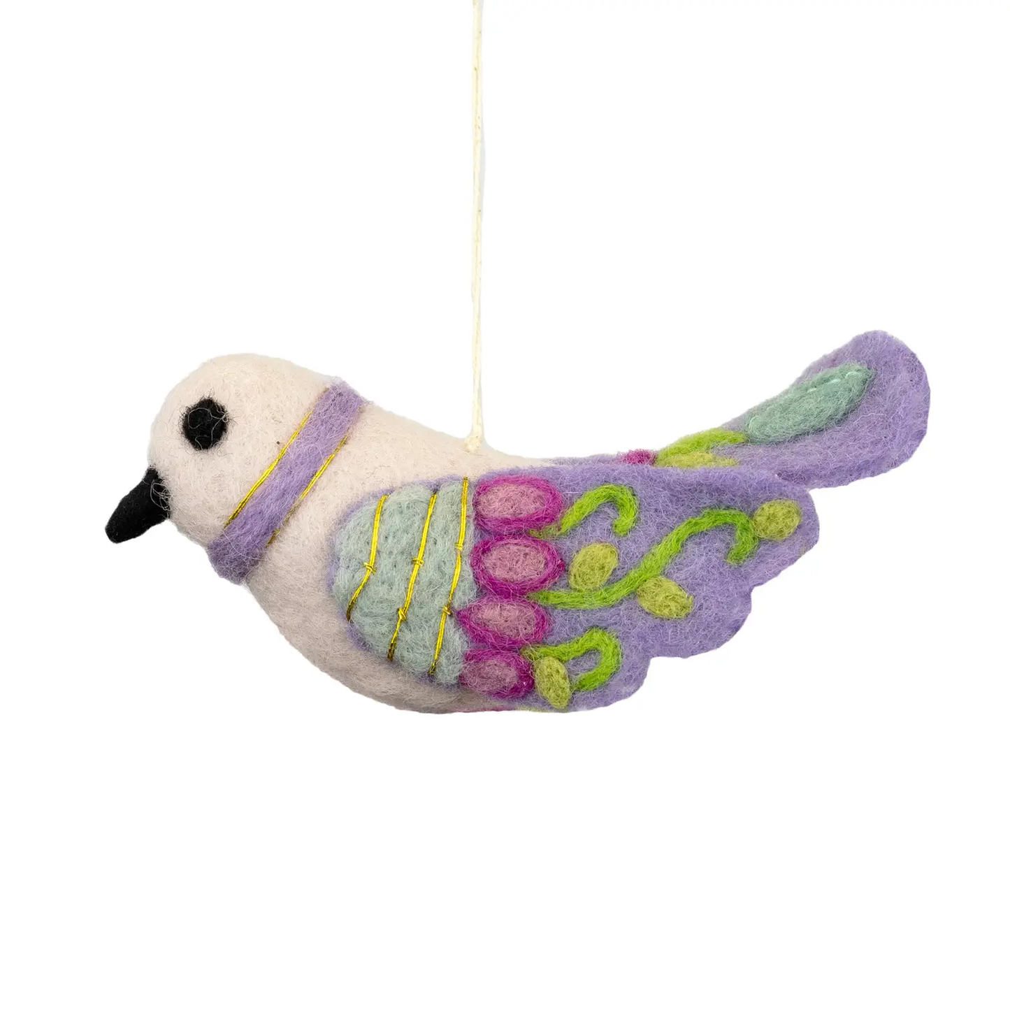 Bella Bird Felted Ornament