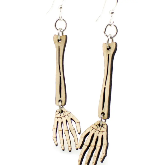 Skeleton Hand Earrings