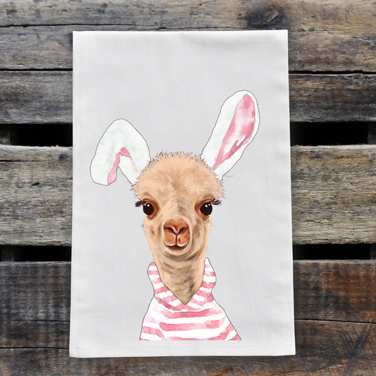 Alpaca Easter Kitchen Towel