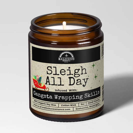Sleigh All Day Candle