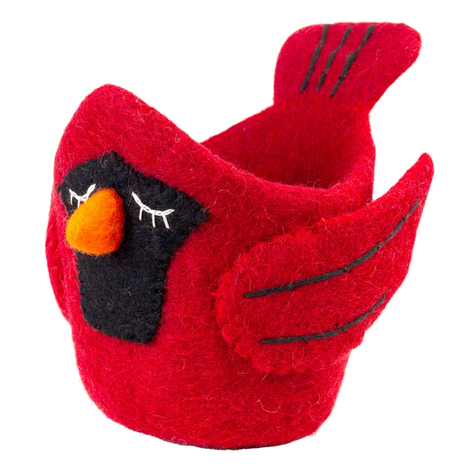 Cardinal Felt Planter