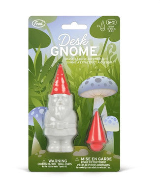 Desk Gnome Sharpener + Erasers