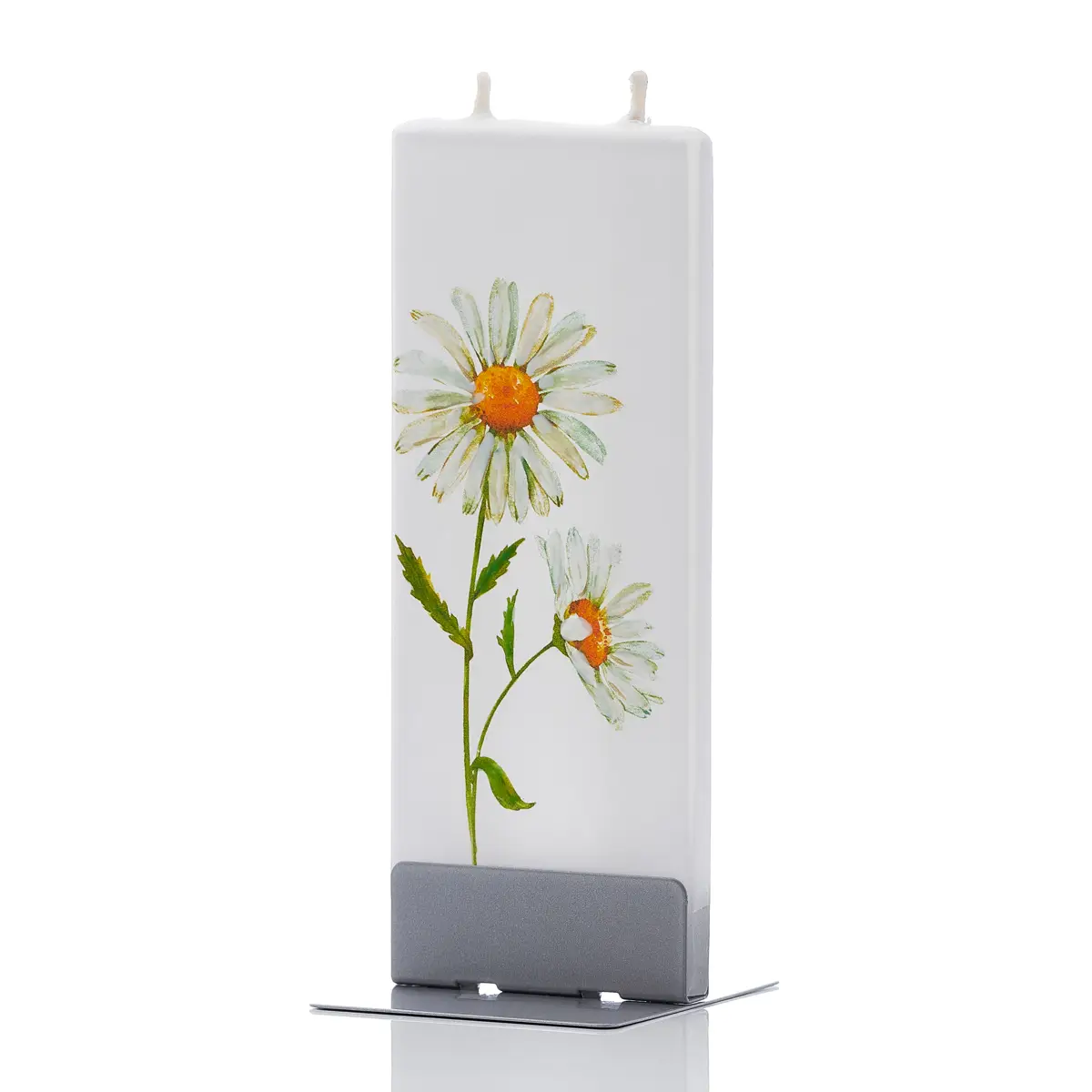 Flat Candle Daisies with Gold