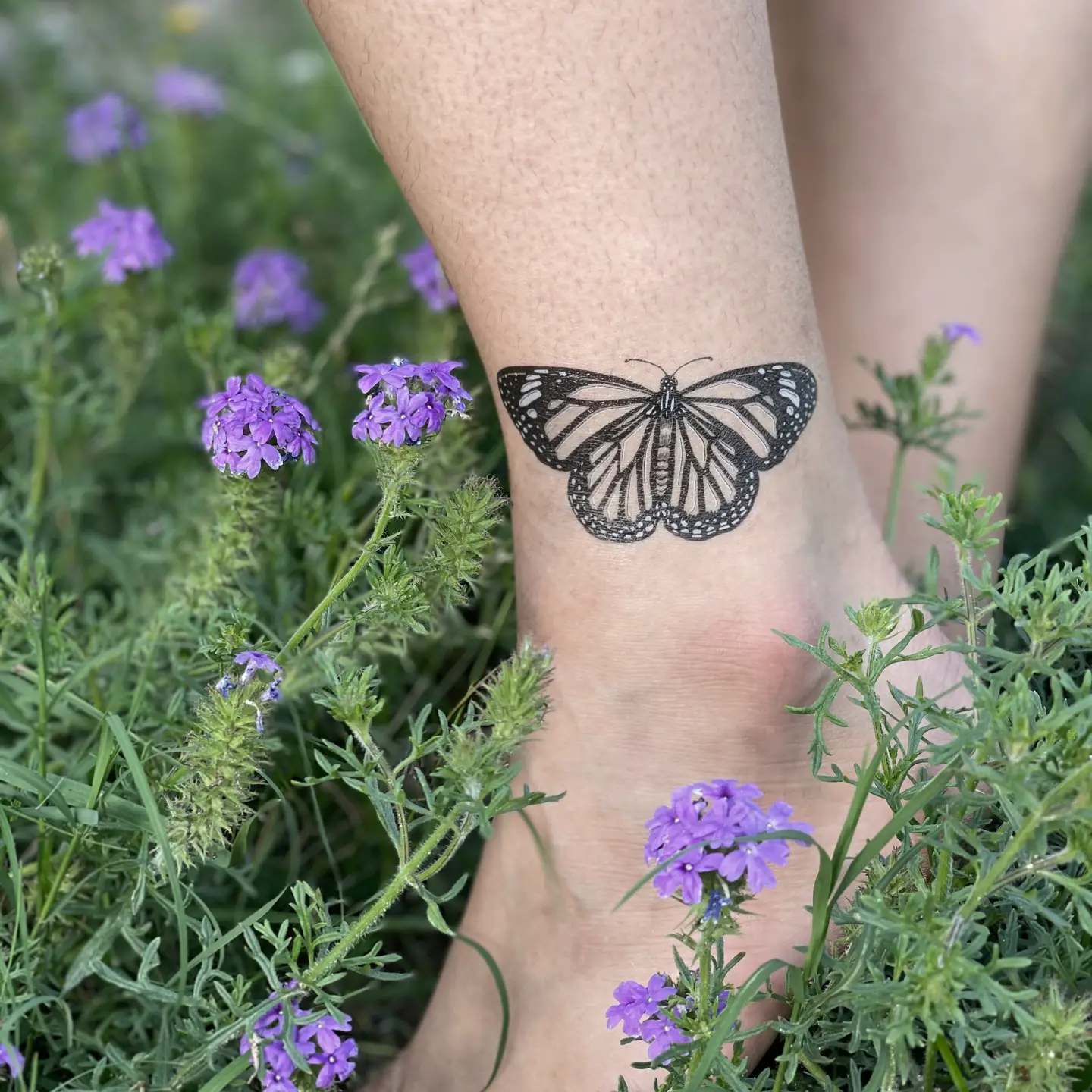 Monarch Butterfly Temp Tattoo