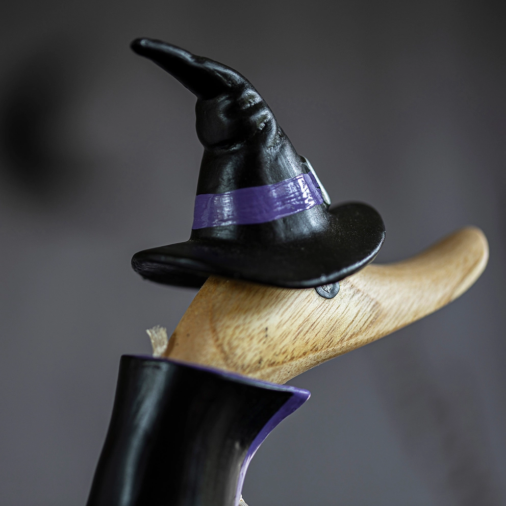 Witch Wooden Duck