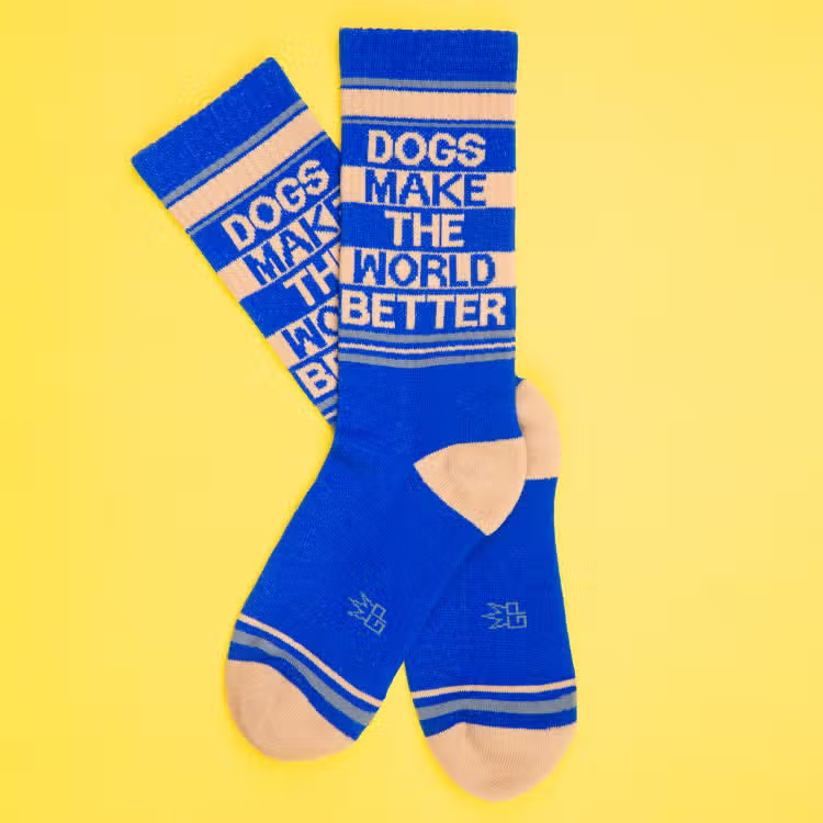 Dogs Make World Better Socks