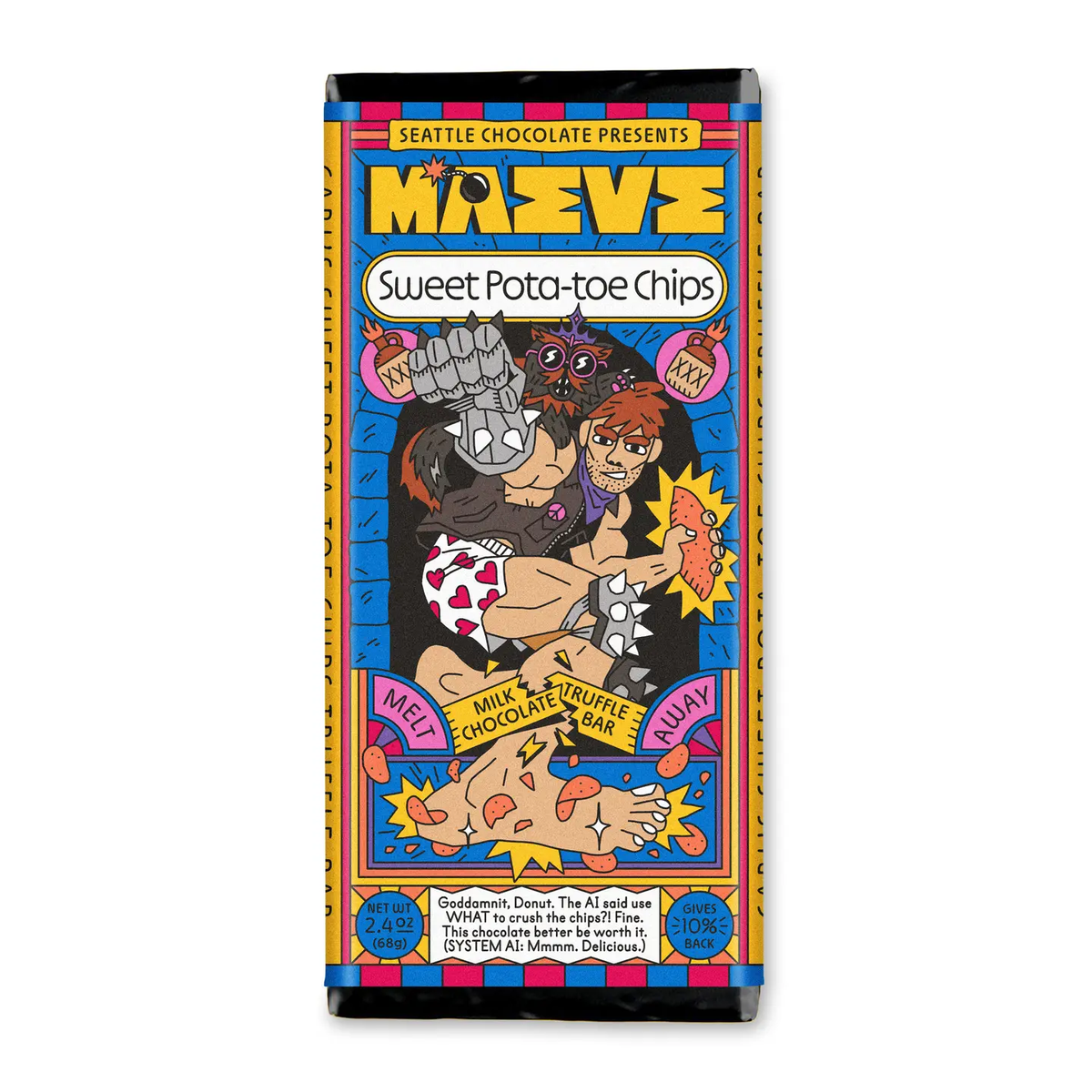 Sweet Pota-Toe Chips Truffle Bar
