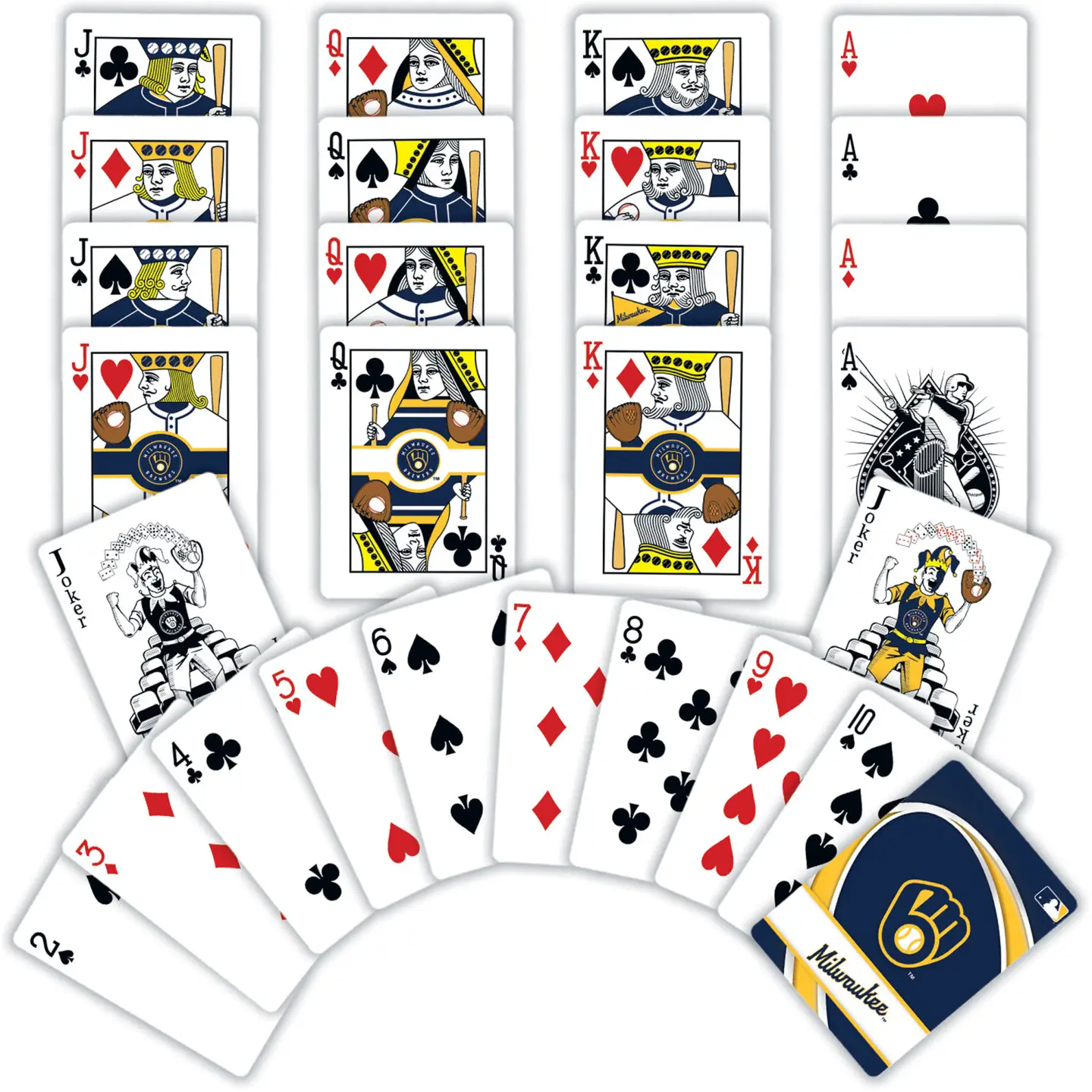 Milwaukee Brewers Playing Cards